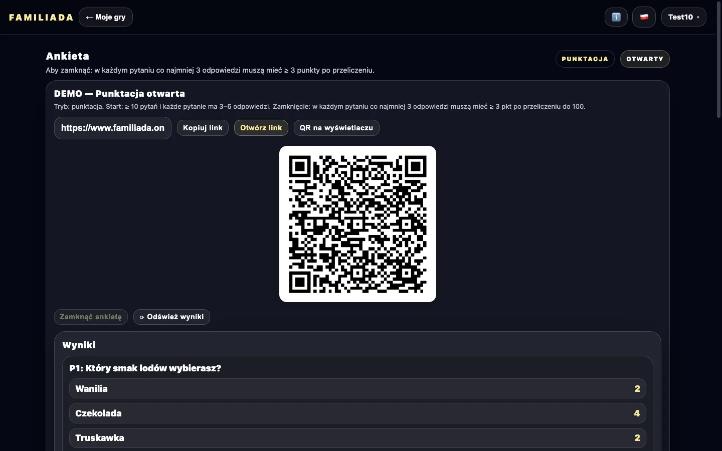 Ankieta online z kodem QR - zbieranie odpowiedzi od gości